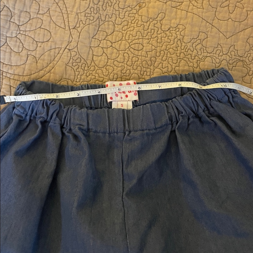 Blue Ruffled women’s pants - Picture 6 of 9